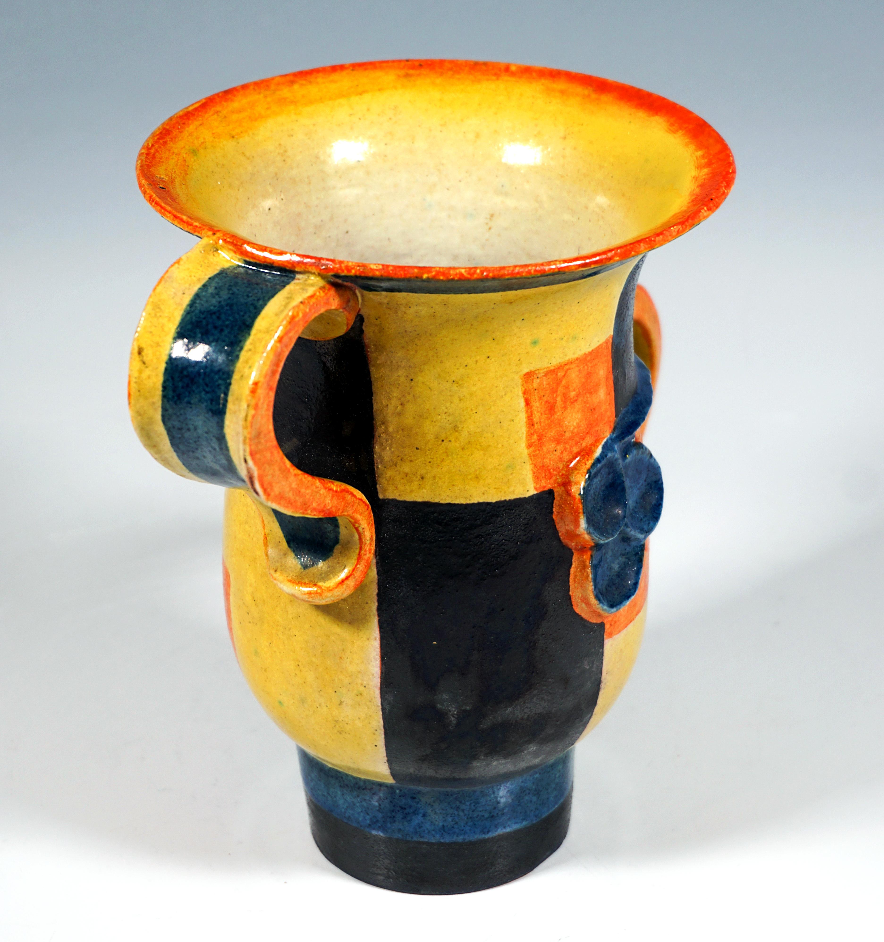 Expressionniste Céramique d'art Wiener Werkstaette de style expressif, vase, de V. Wieselthier 1927 en vente