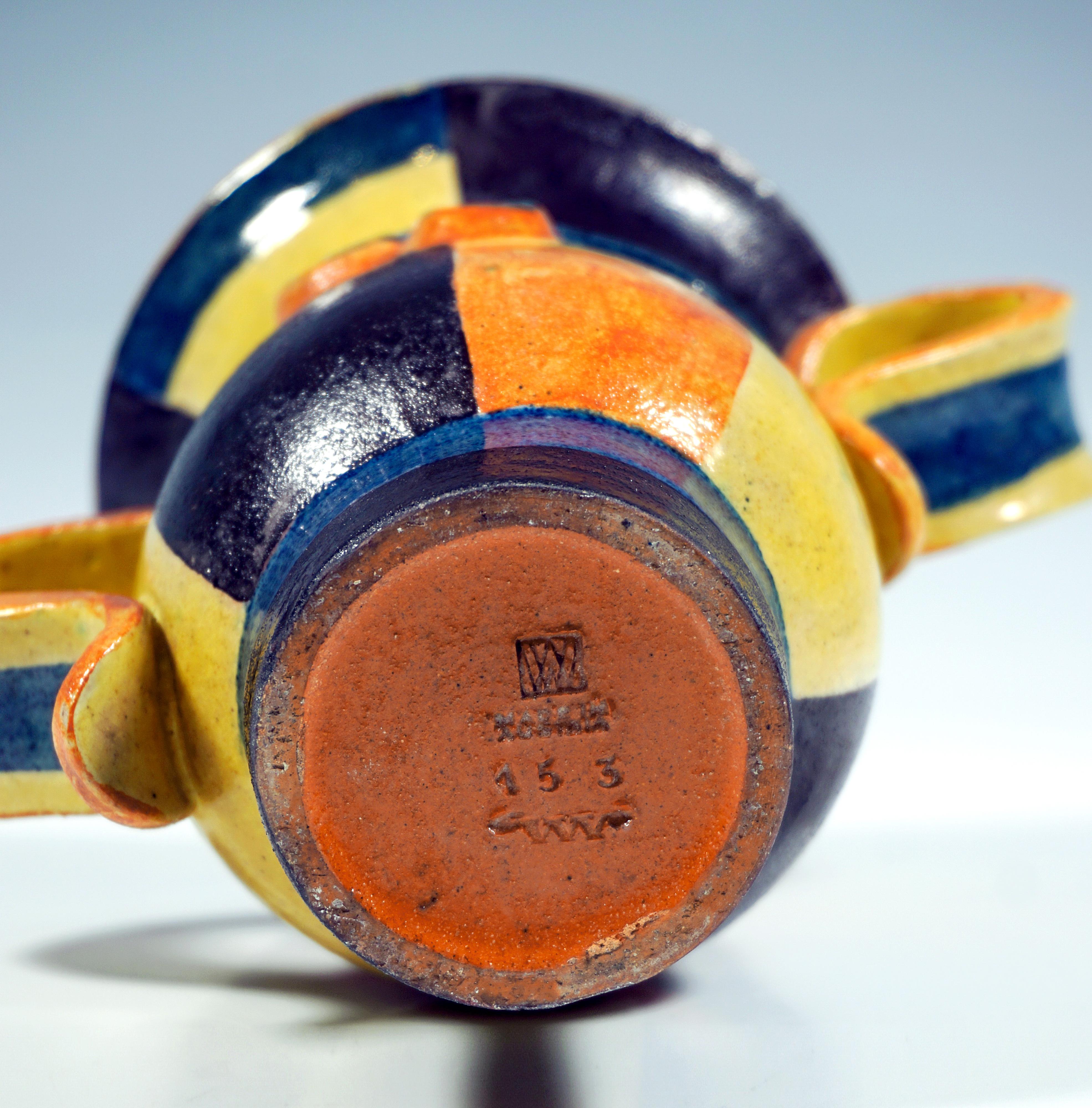 Céramique d'art Wiener Werkstaette de style expressif, vase, de V. Wieselthier 1927 Bon état - En vente à Vienna, AT