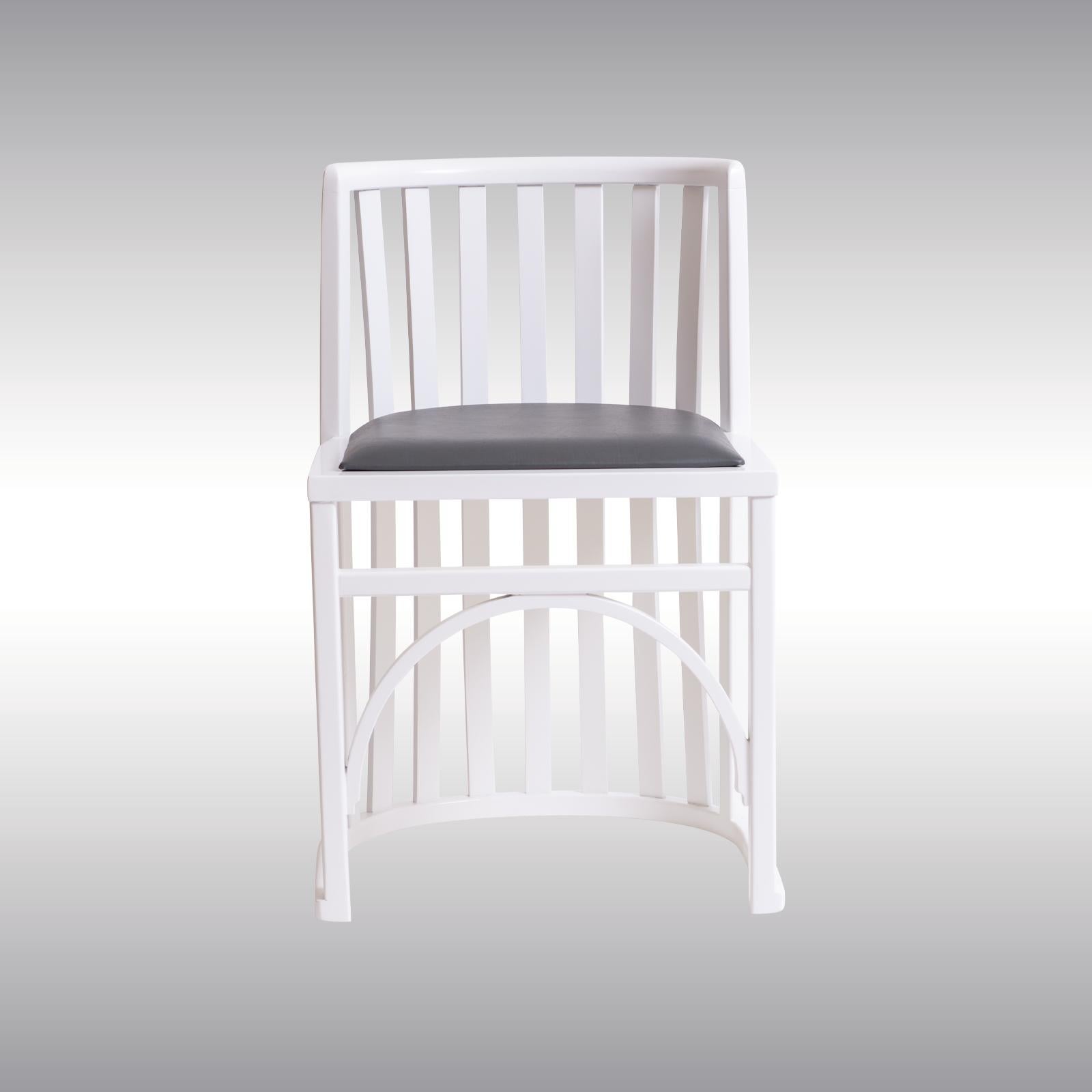Austrian Wiener Werkstaette Attributed Early Viennese Josef Hoffmann Chair 1905, Original