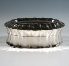 Wiener Werkstaette Lidded Silver Bowl, 'Kammschale', Josef Hoffmann, Vienna 1923