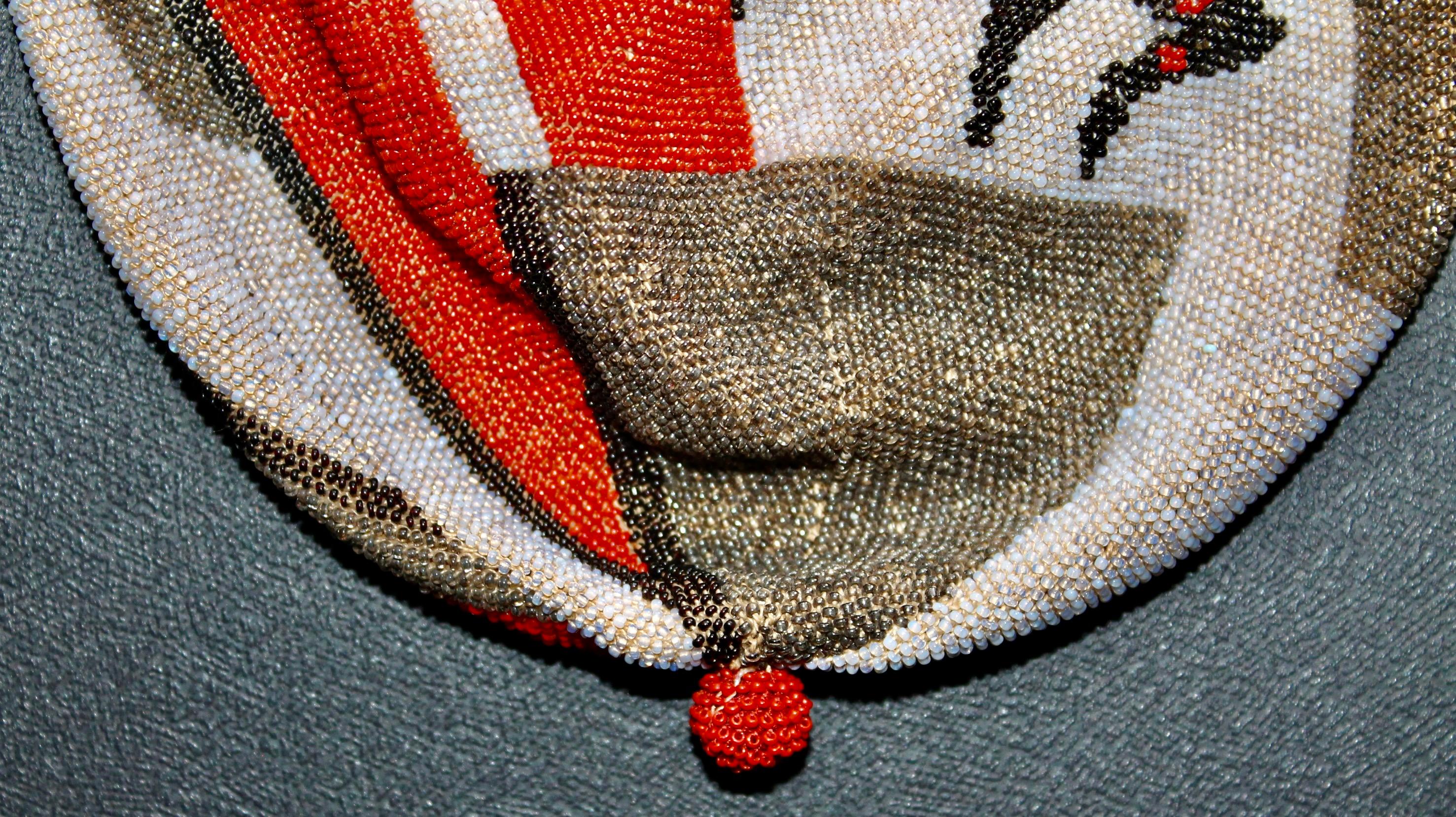 Women's Wiener Werkstatt Beaded Bag Maria Likarz (attributed( For Sale