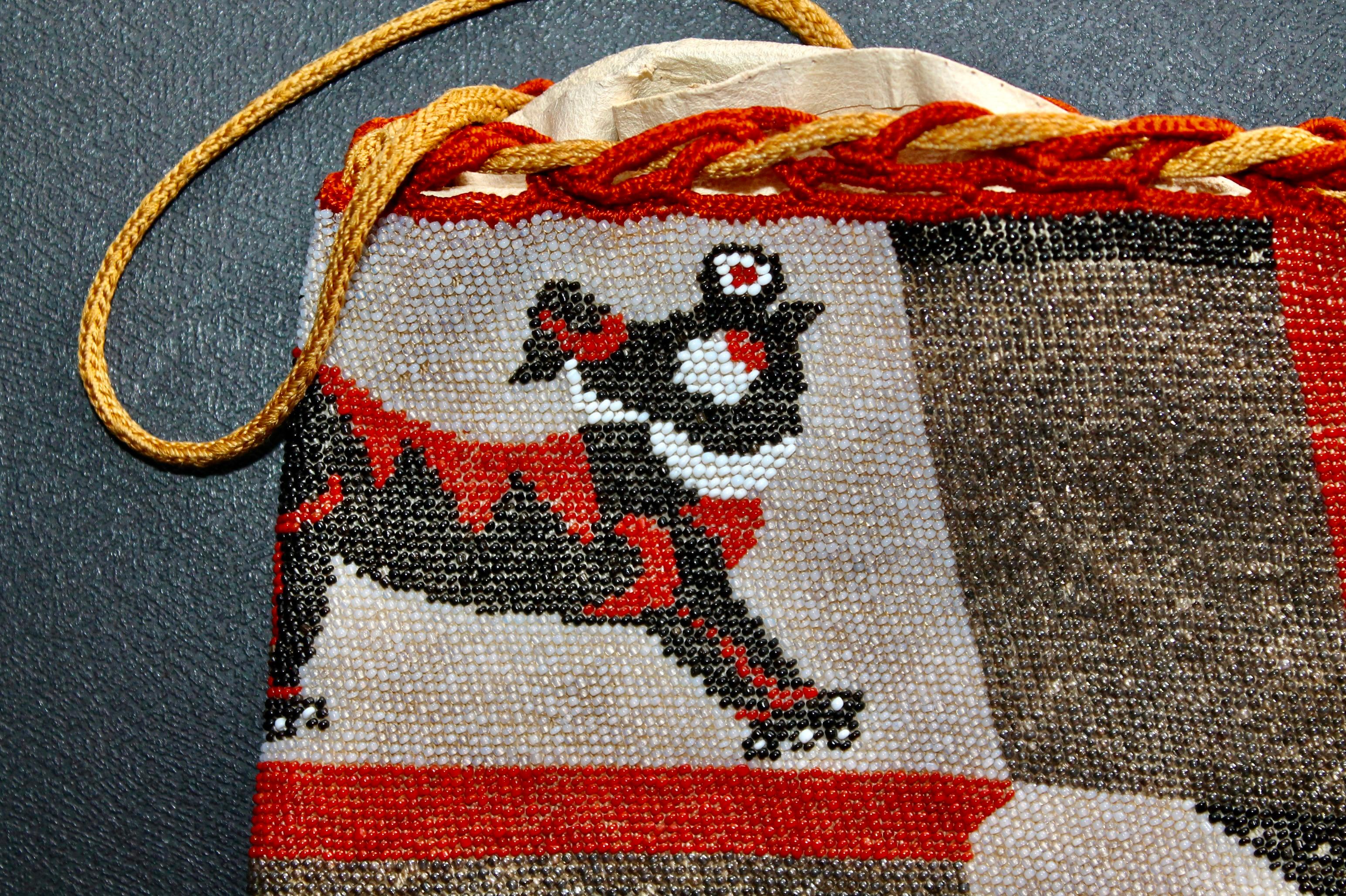 Wiener Werkstatt Beaded Bag Maria Likarz (attributed( For Sale 2