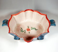 Wiener Werkstätte Kunstkeramik, Schale im expressiven Stil von Vally Wieselthier, 1921