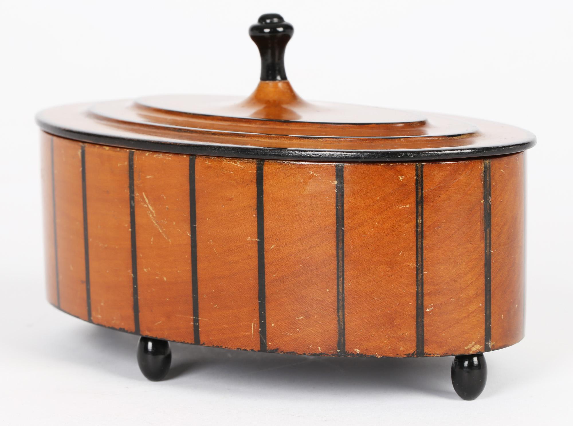 Wiener Werkstatte Austrian Dressing Table Box by Josef Hoffmann For Sale 5