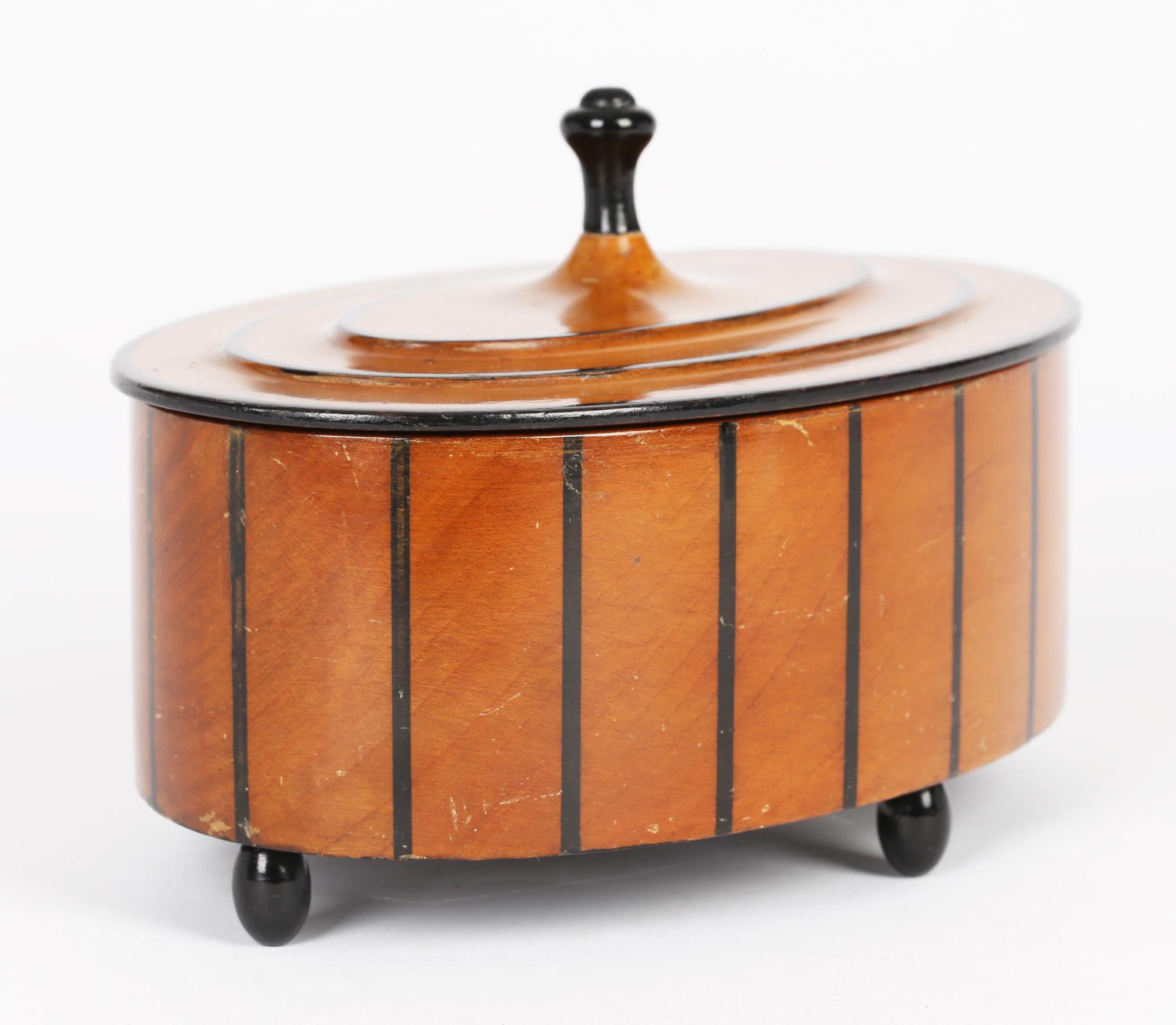 Wiener Werkstatte Austrian Dressing Table Box by Josef Hoffmann For Sale 1