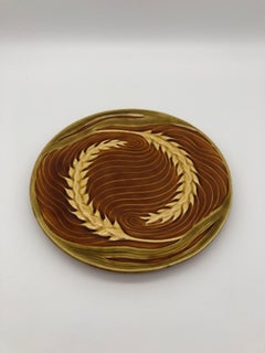 "Wiener Werkstatte" Plate with Grain Design by Koloman Moser Student Jutta Sika