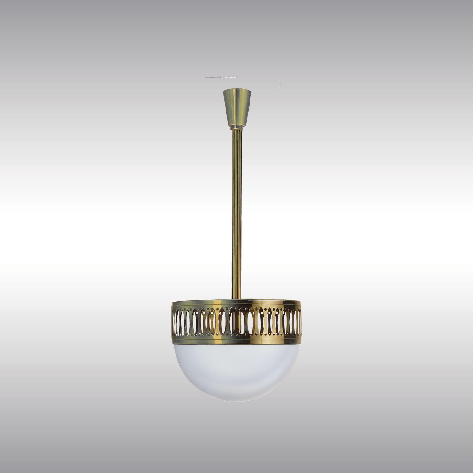 Jugendstil Wiener Werstaette Re-Edition Pendant Lamp Opaline Glass For Sale