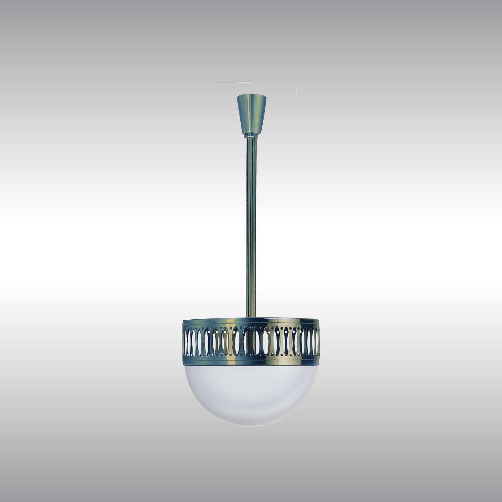 Austrian Wiener Werstaette Re-Edition Pendant Lamp Opaline Glass For Sale