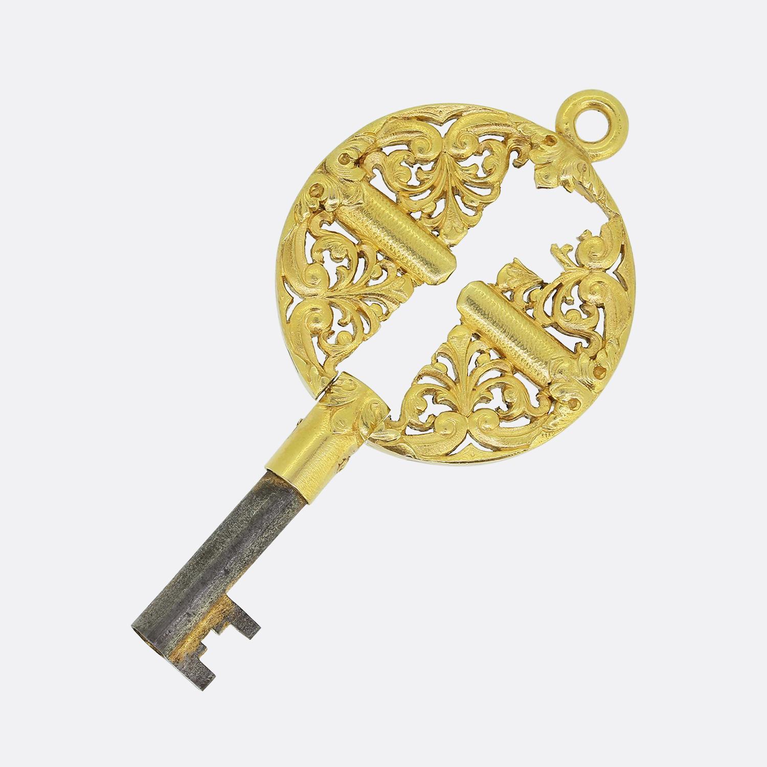 Wièse Watch Key Pendant In Good Condition For Sale In London, GB