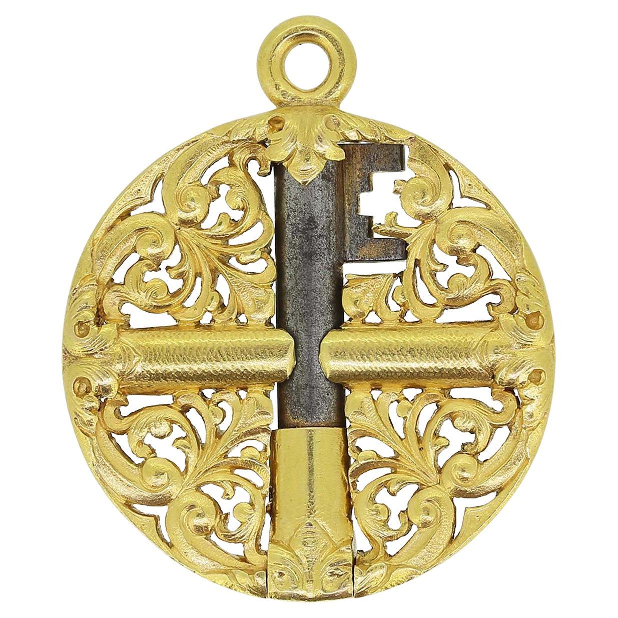 Wièse Watch Key Pendant For Sale