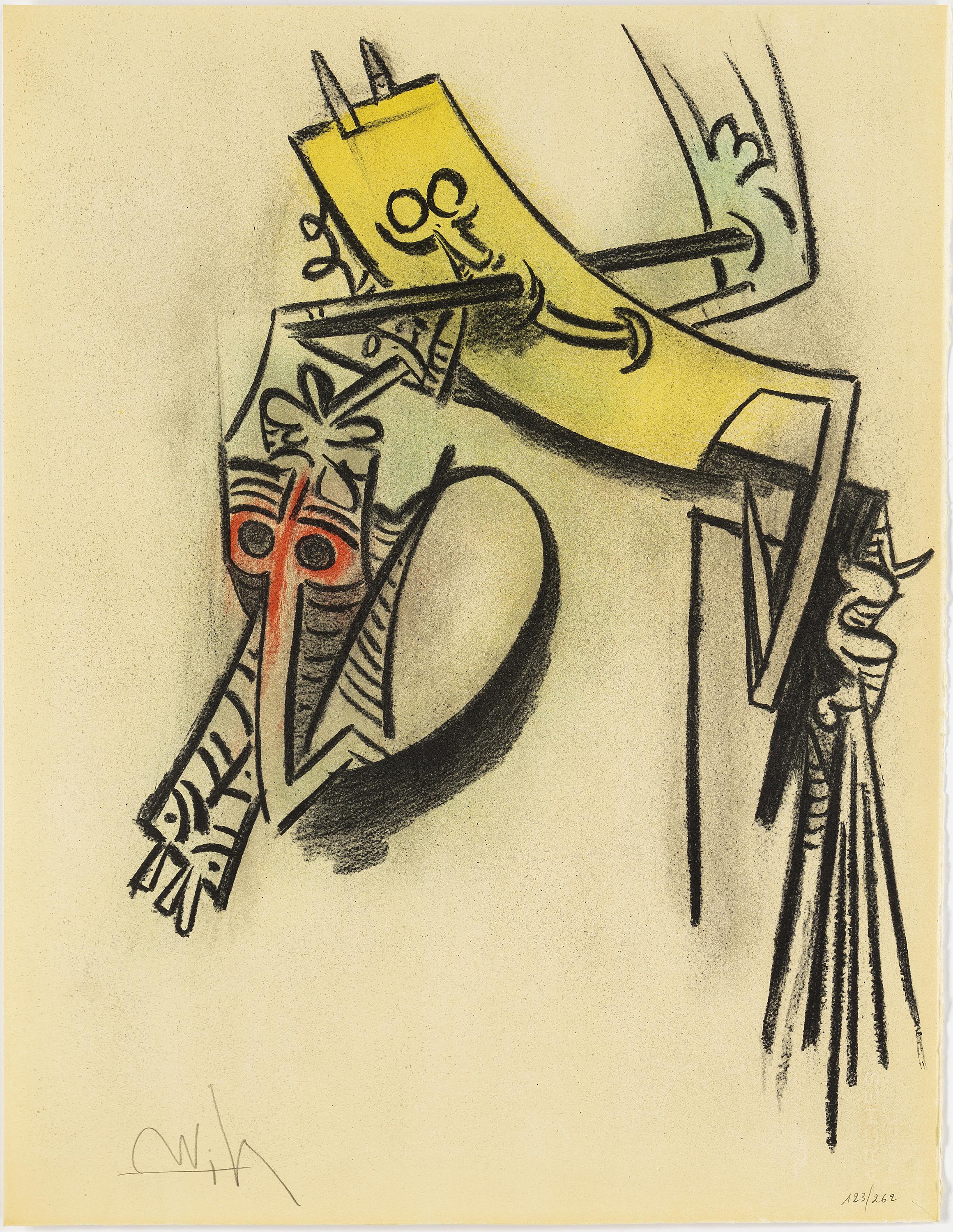 Wifredo Lam, Portfolio of 10 Signed Color Lithographs, Edition 123 of 262 For Sale 1