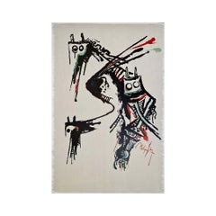 1967 Wifredo Lam Salon de Mai Poster, Avant la Lettre