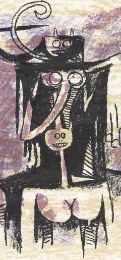 Wifredo Lam, Figure, from XXe siecle, 1974
