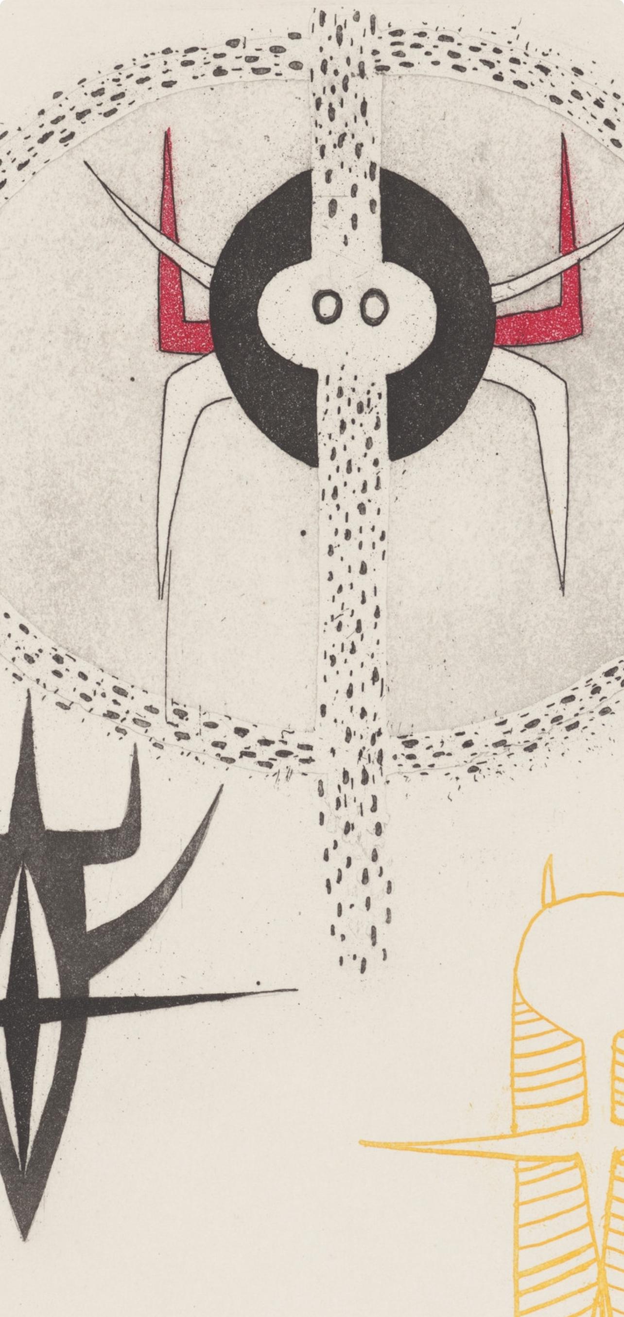 Composition, Feuilles éparses, Wifredo Lam 林飛龍 For Sale 1