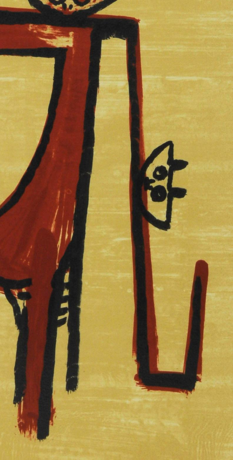 El Ultimo viaje del buque fantasma, Plate I - Print Surrealismo di Wifredo Lam