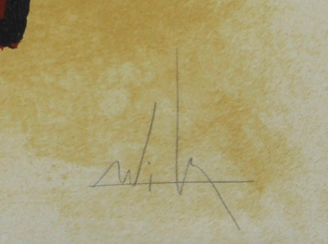 El Ultimo viaje del buque fantasma, Plate III
Color lithograph, 1976
Signed and numbered in pencil
From: Gabriel Garcia Marquez, El Ultimo viaie del buque Fantasma
(The Last Voyage of the Ghost Ship (1868), 12 illustration by Wilfredo Lam
Edition: