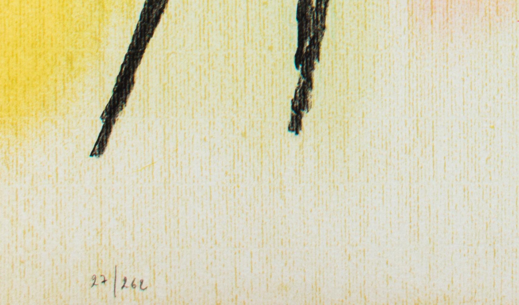 Elle, casqué - Original Lithograph by Wifredo Lam - 1974 2