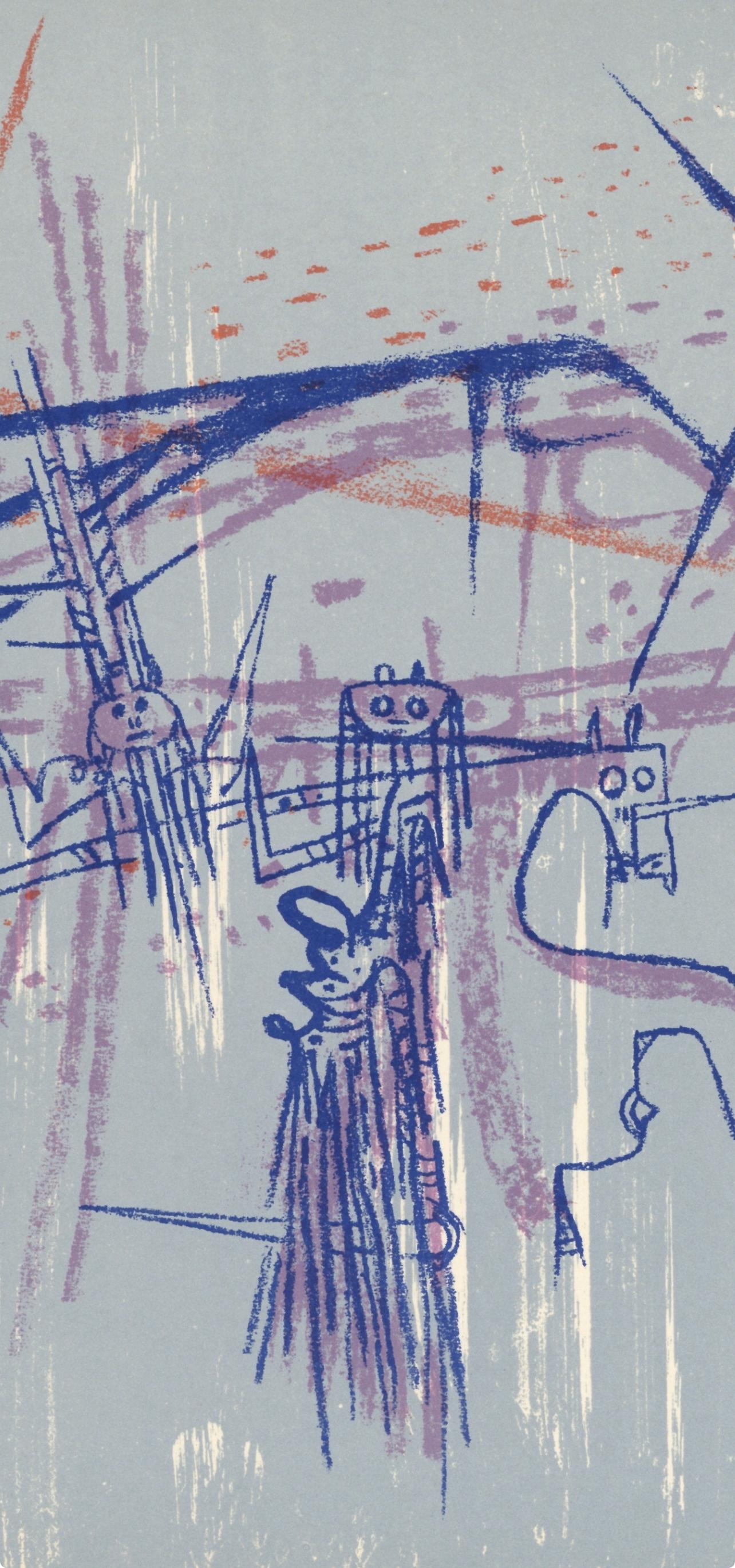 Lam 林飛龍, Les affinites ambigues, XXe Siècle (después) - Print de Wifredo Lam