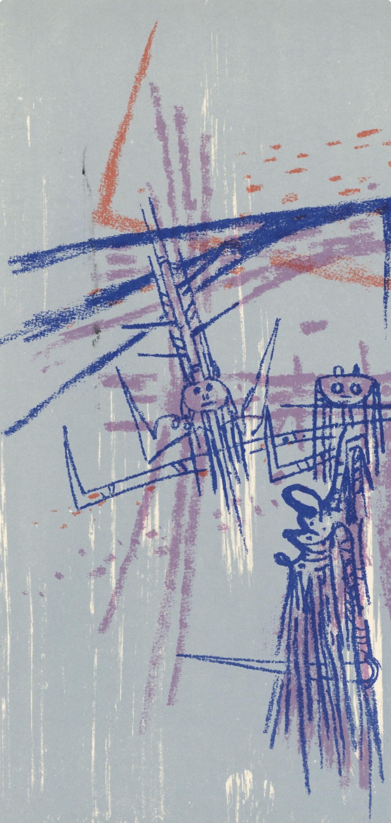 Lam 林飛龍, Les affinites ambigues, XXe Siècle (después) - Print Surrealista de Wifredo Lam