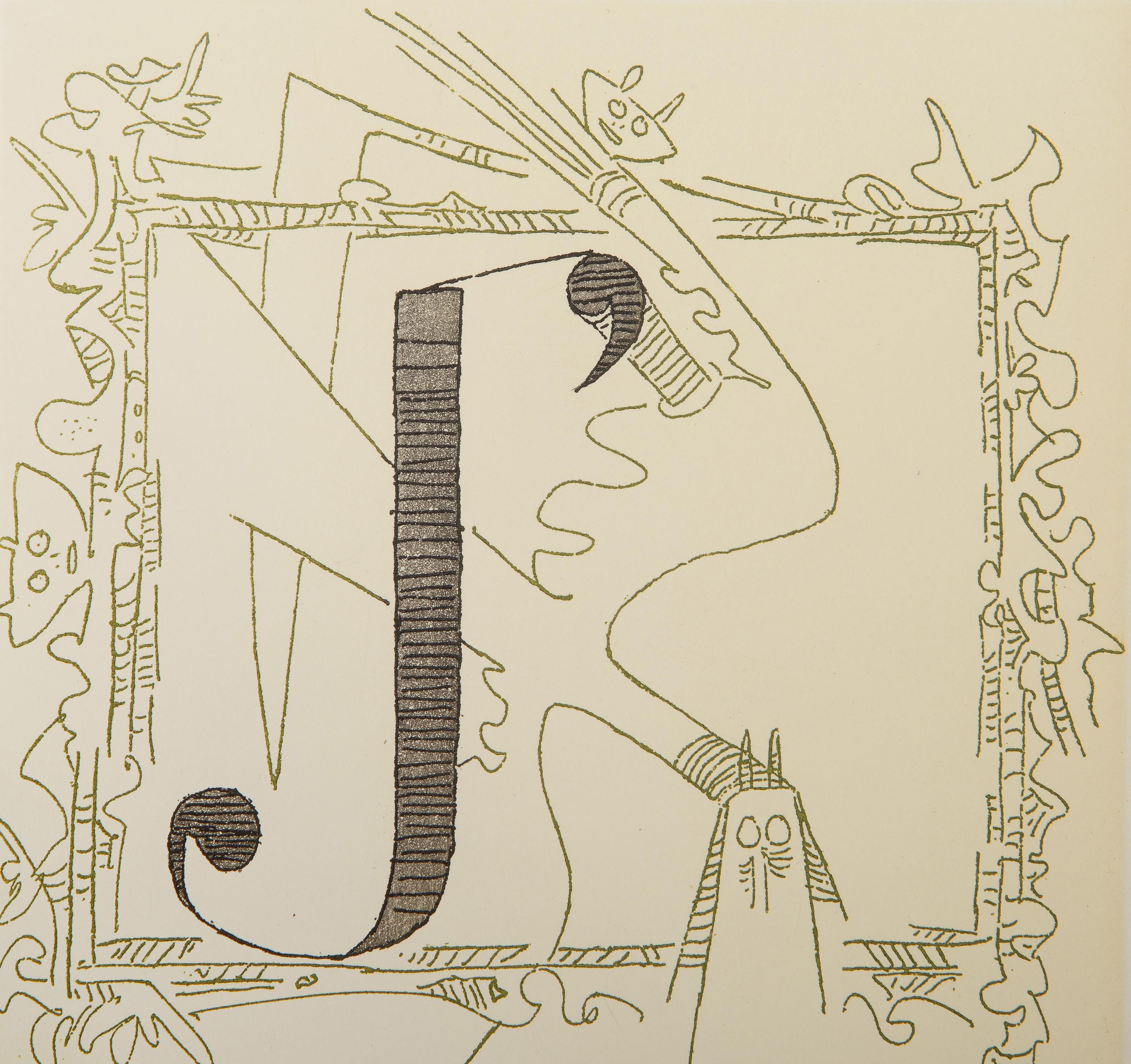 L'Antechambre de La Nature, gravure Art nouveau de Wifredo Lam en vente 1