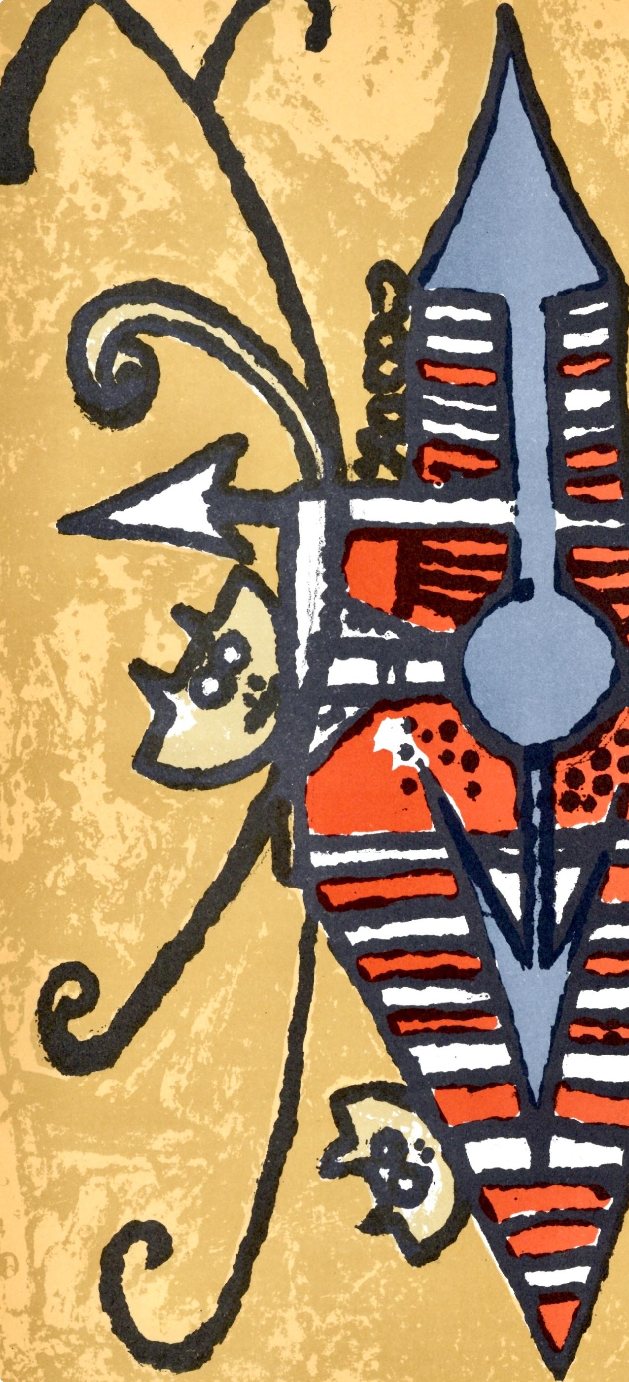 Oiseau du possible (Tonneau-Ryckelynk 7514), XXe siècle - Op Art Print by Wifredo Lam