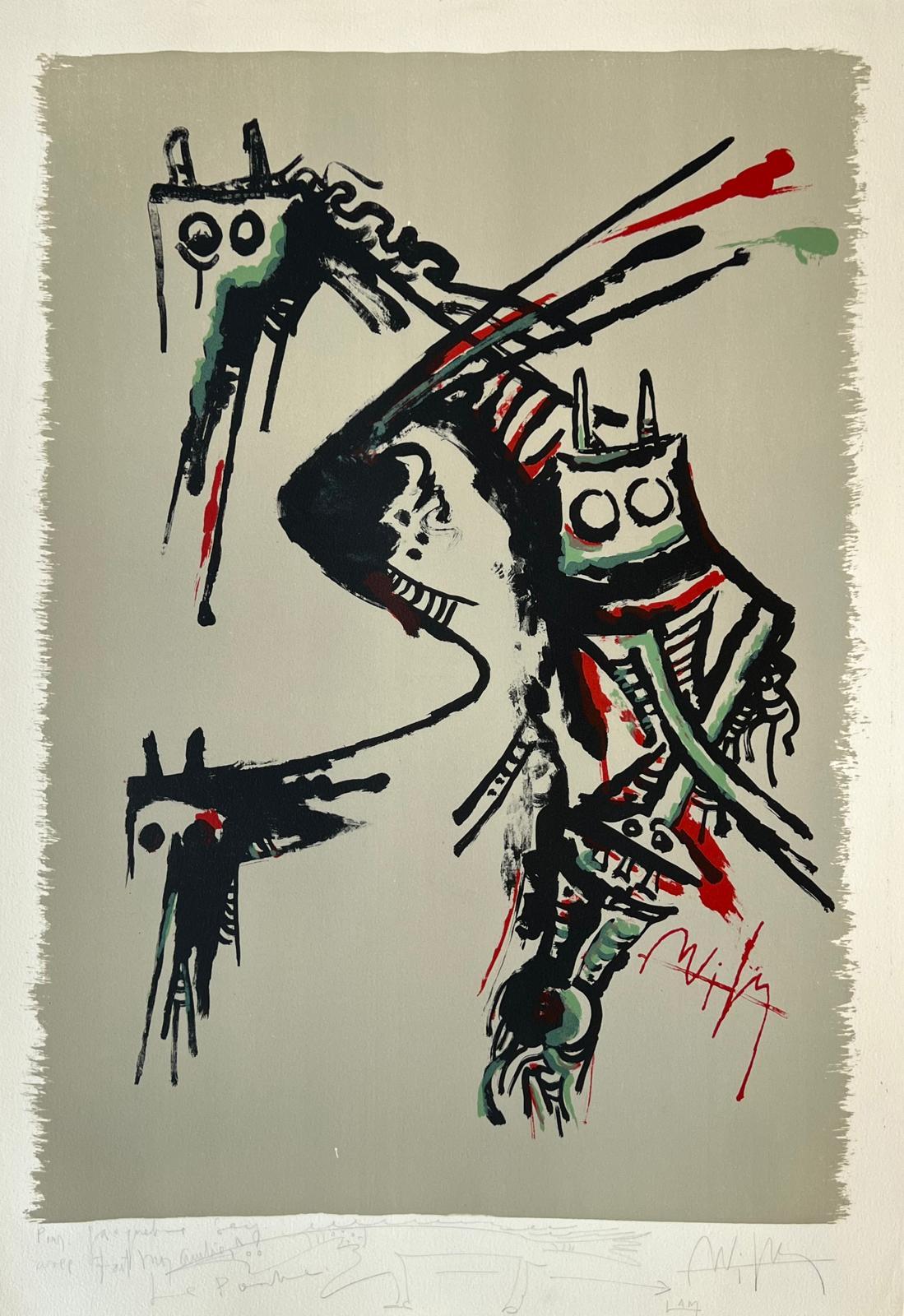 Abstract Print di Wifredo Lam - Poster per "Le salon de Mai