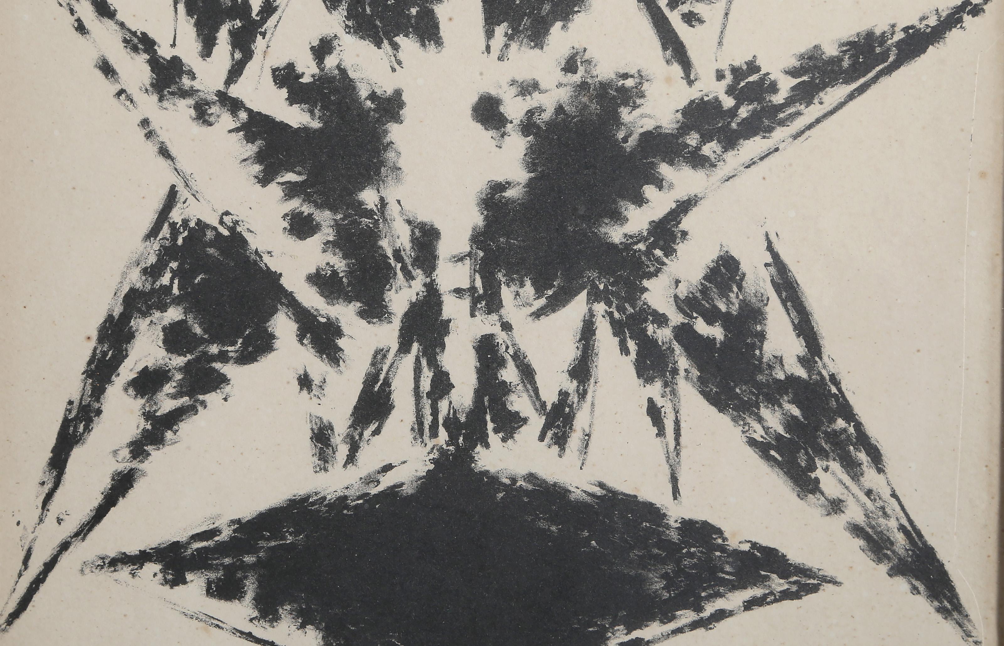 Sans Titre NE 4701, Surrealistische Lithographie von Wifredo Lam im Angebot 1