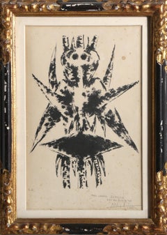 Sans Titre NE 4701, lithographie surréaliste de Wifredo Lam
