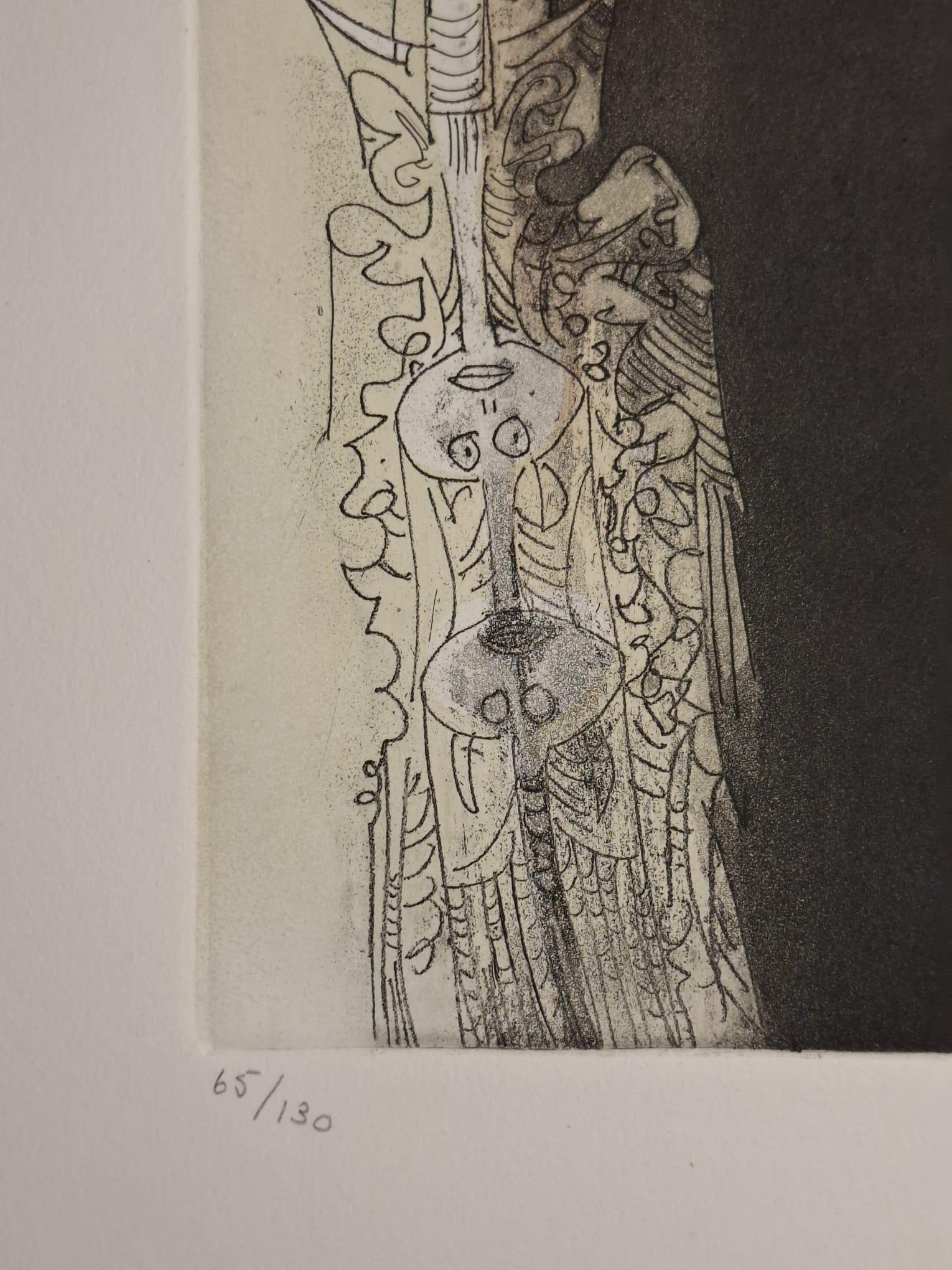 Sinned - Abstrait Print par Wifredo Lam
