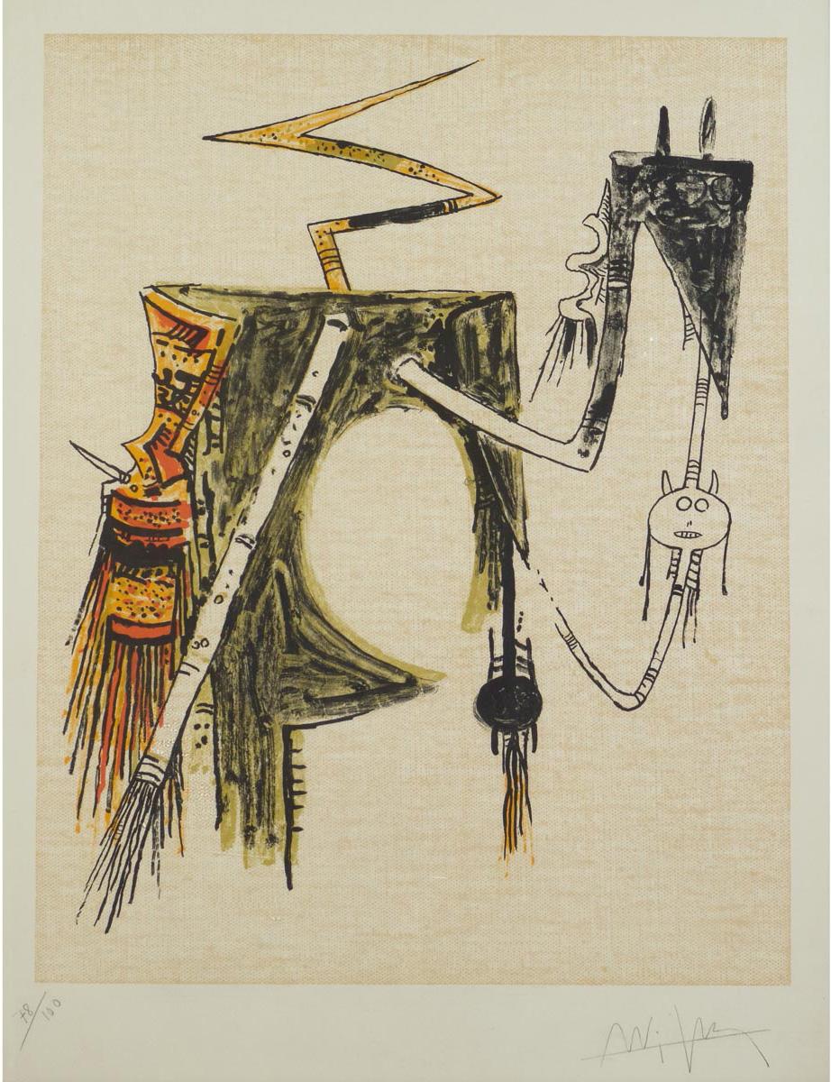 Untitled - Print by Wifredo Lam