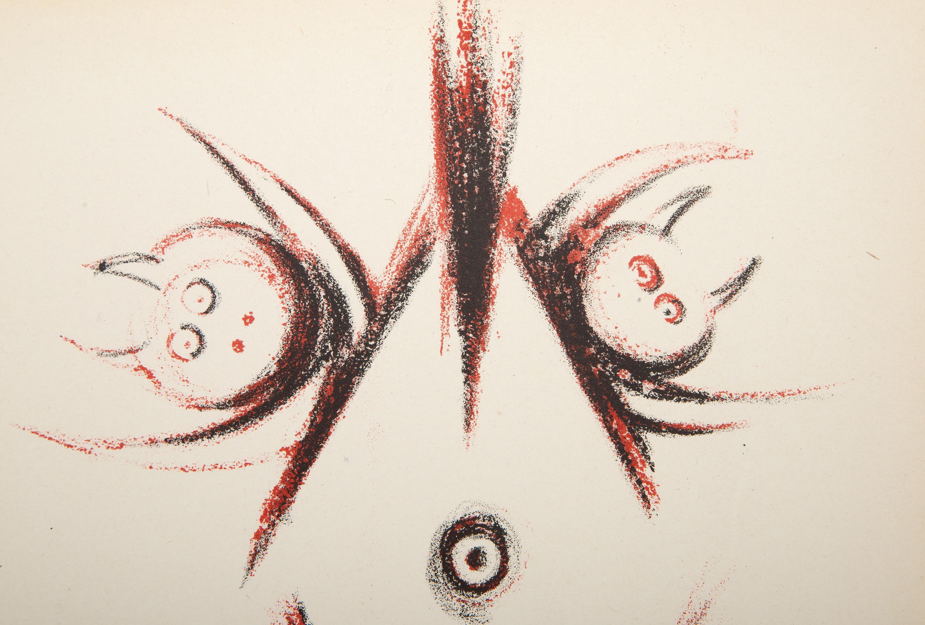 Senza titolo da Le Surrealisme en 1947, litografia surrealista di Wifredo Lam in vendita 1