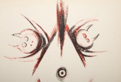 Untitled from Le Surrealisme en 1947, Surrealist Lithograph by Wifredo Lam