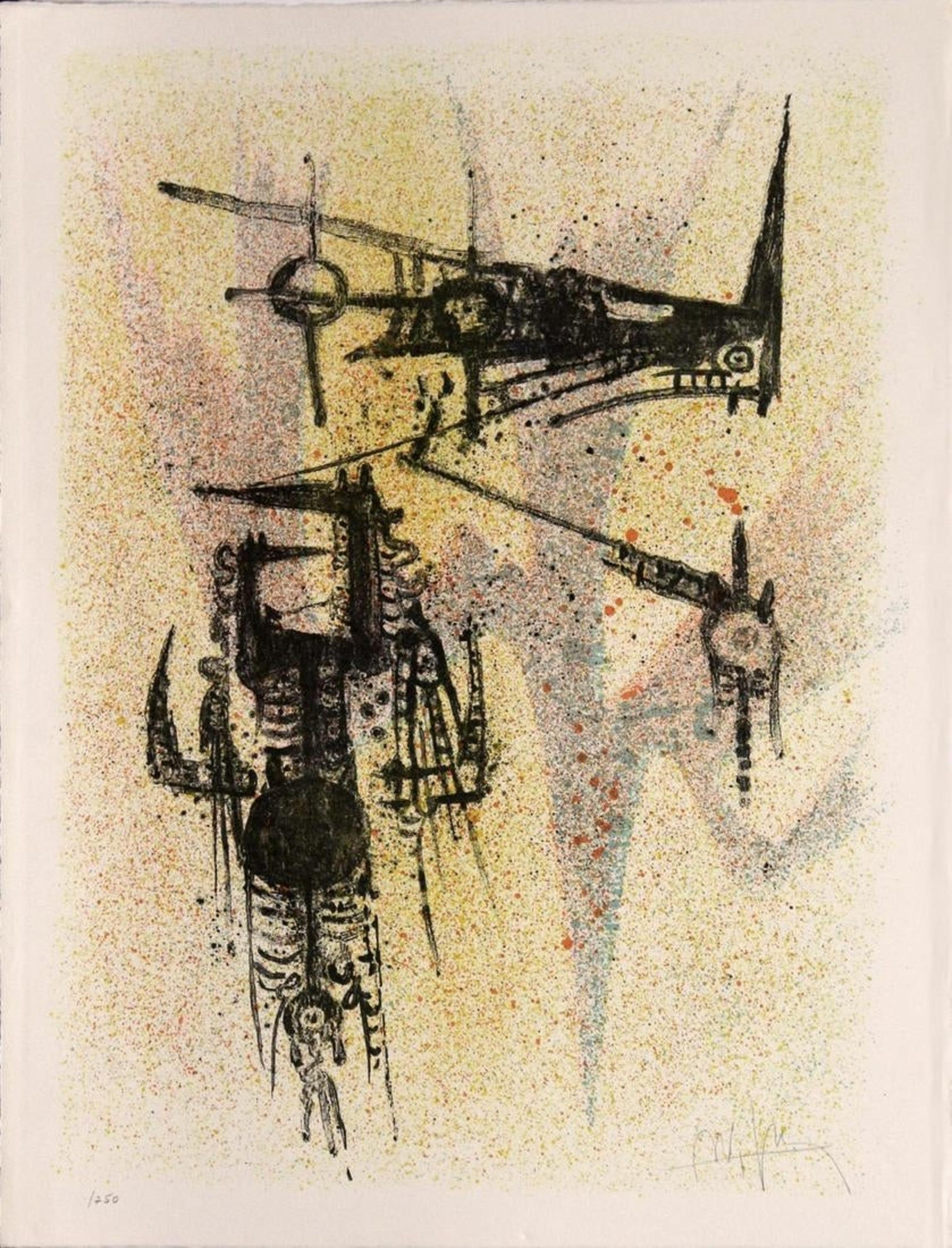 Untitled (from the Flight) - Print by Wifredo Lam
