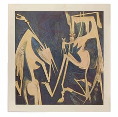 Untitled - Lithograph by Wifredo Lam - 1970s