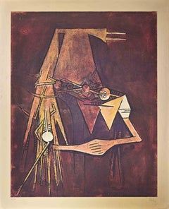 Sans titre - Lithographie de Wifredo Lam - 1970