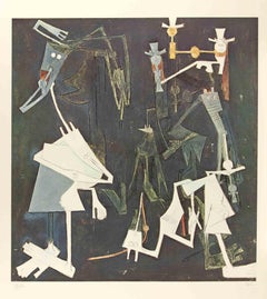 Senza titolo - Litografia di Wifredo Lam - Anni '1970