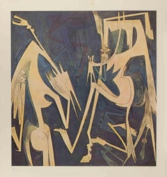 Untitled - Lithograph by Wifredo Lam - 1970s