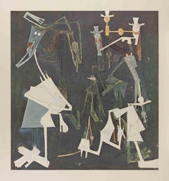 Wifredo Lam - Untitled - Lithograph by Wifredo Lam - 1970s Untitled - Lithograph by Wifredo Lam - 1970s