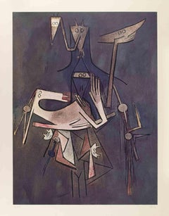 Wifredo Lam - Untitled - Lithograph by Wifredo Lam - 1970s Untitled - Lithograph by Wifredo Lam - 1970s