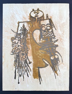 Wifredo Lam (1902-1982) - Litografia a colori su carta Hahnemühle - 1974