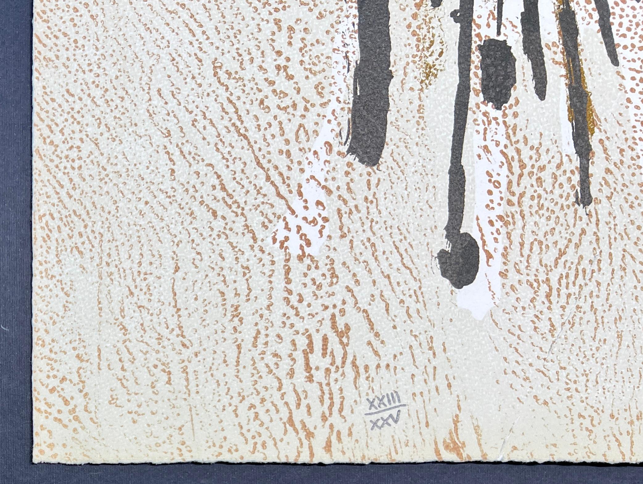 Wifredo Lam (1902-1982) - Farblithographie auf Hahnemühle-Papier - 1974 im Angebot 2