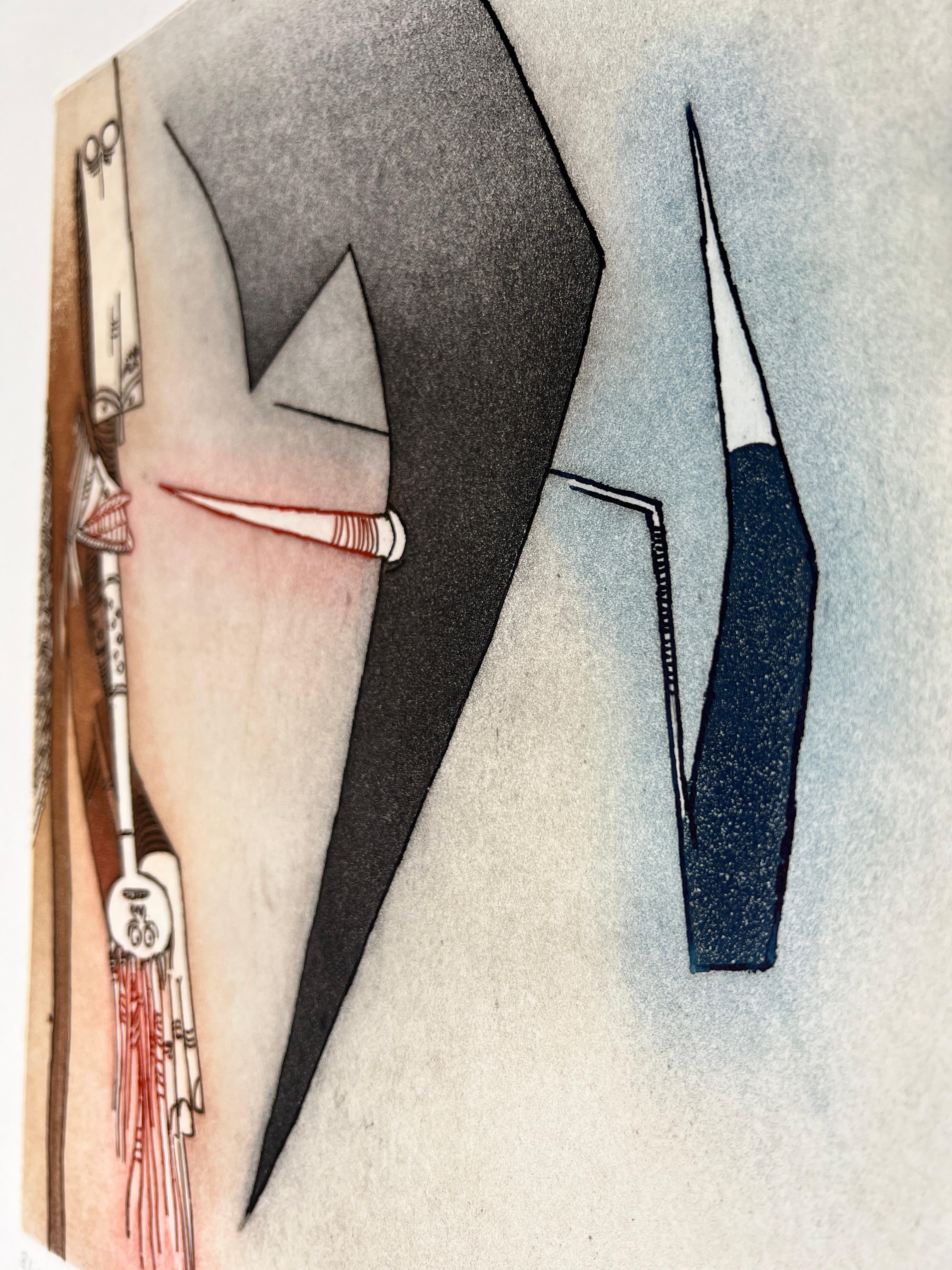 Wifredo Lam (1902-1982) - Coloured etching and aquatint - 1966 For Sale 5