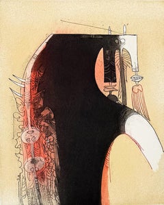 Wifredo Lam (1902-1982) – farbige Radierung und Aquatinta – 1966