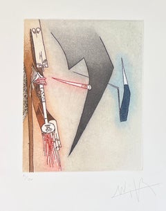 Wifredo Lam (1902-1982) - Acquaforte e acquatinta colorata - 1966