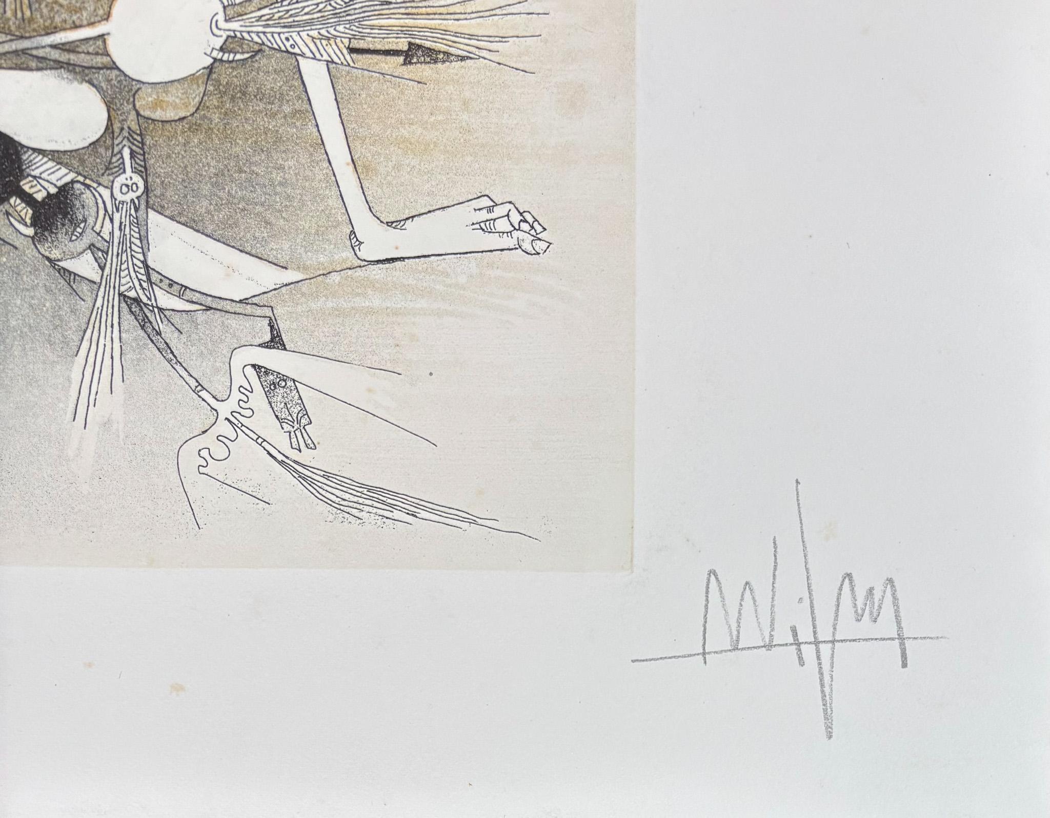 Wifredo Lam (1902-1982) - Sans titre du dossier ''Visible Invisible'' - Aquatinte en vente 3