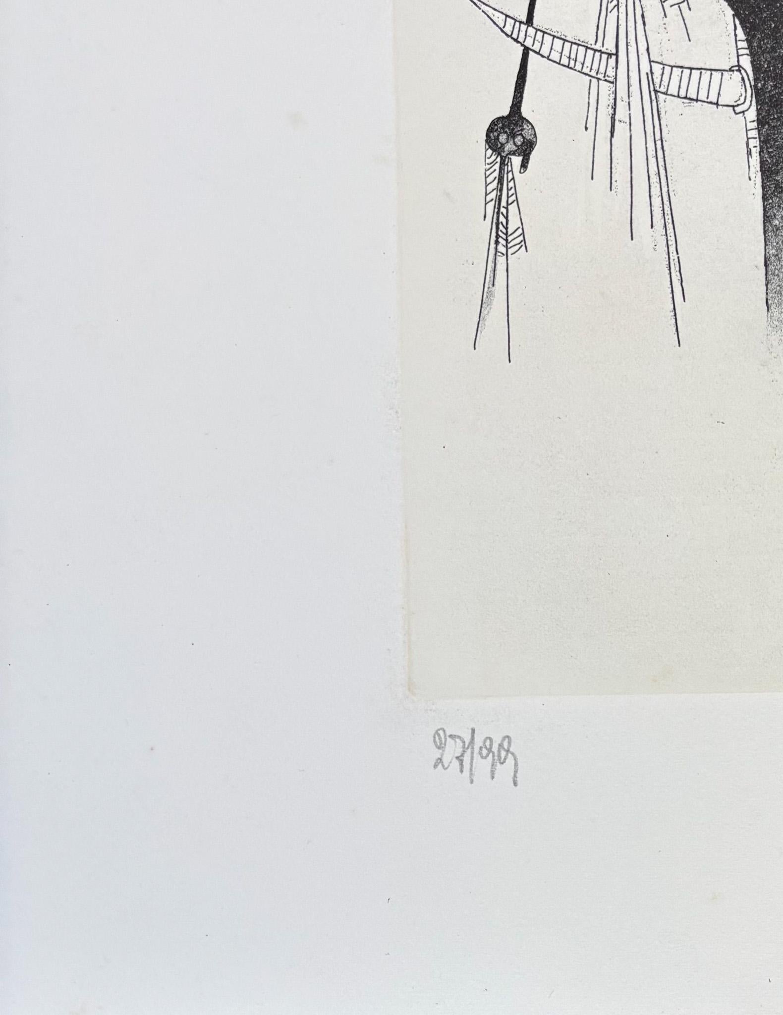 Wifredo Lam (1902-1982) - Sans titre du dossier ''Visible Invisible'' - Aquatinte en vente 4