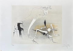 Wifredo Lam (1902–1982) - Untitled from ''Visible Invisible'' folder - Aquatint