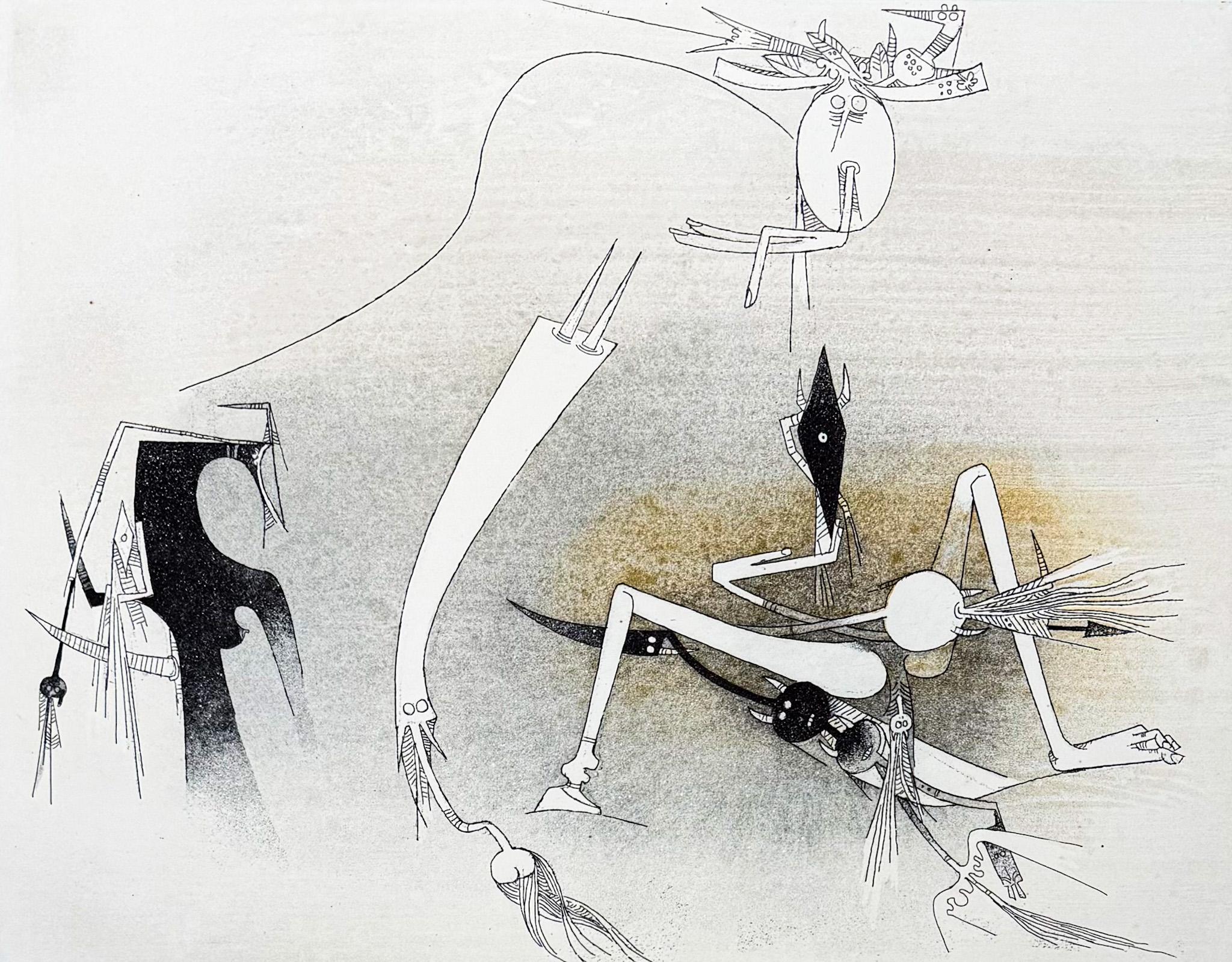 Wifredo Lam (1902-1982) - Sans titre du dossier 

Visible Invisible

 - Aquatinte