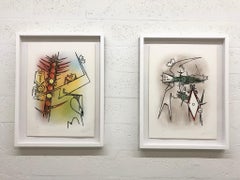 WIFREDO LAM Le Feu Vert 1974 Portfolio 6 Lithograph cuban artist limited edition