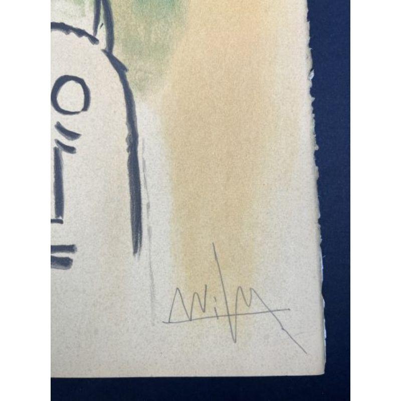 Wifredo Lam - Le Regard Vertical - Litografia firmata a mano, 1973 1